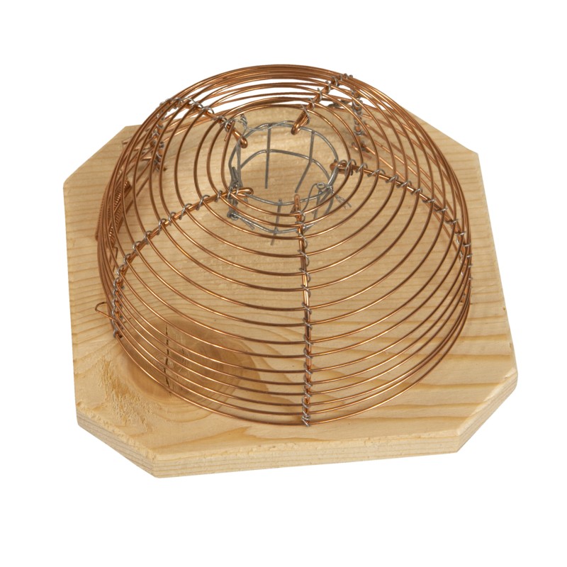 Wire cage mousetrap