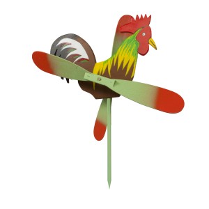 Klopotec wind rattle – rooster, large