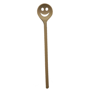 25 cm round SMILEY FACE cooking spoon