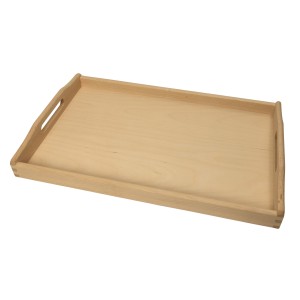 55 × 36 cm wooden tray